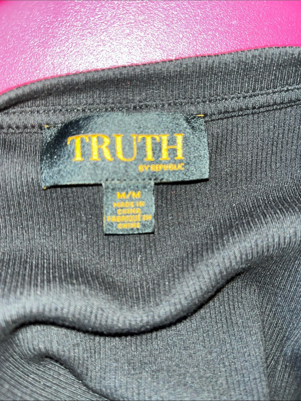 Truth Black Puff-Sleeve Crewneck Tee - Picture 2 of 4